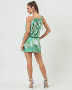 VESTIDO AJUSTE ENSEADA LISTRA NATUREZA