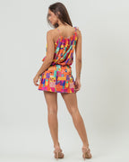 VESTIDO AJUSTE ENSEADA PATCHWORK