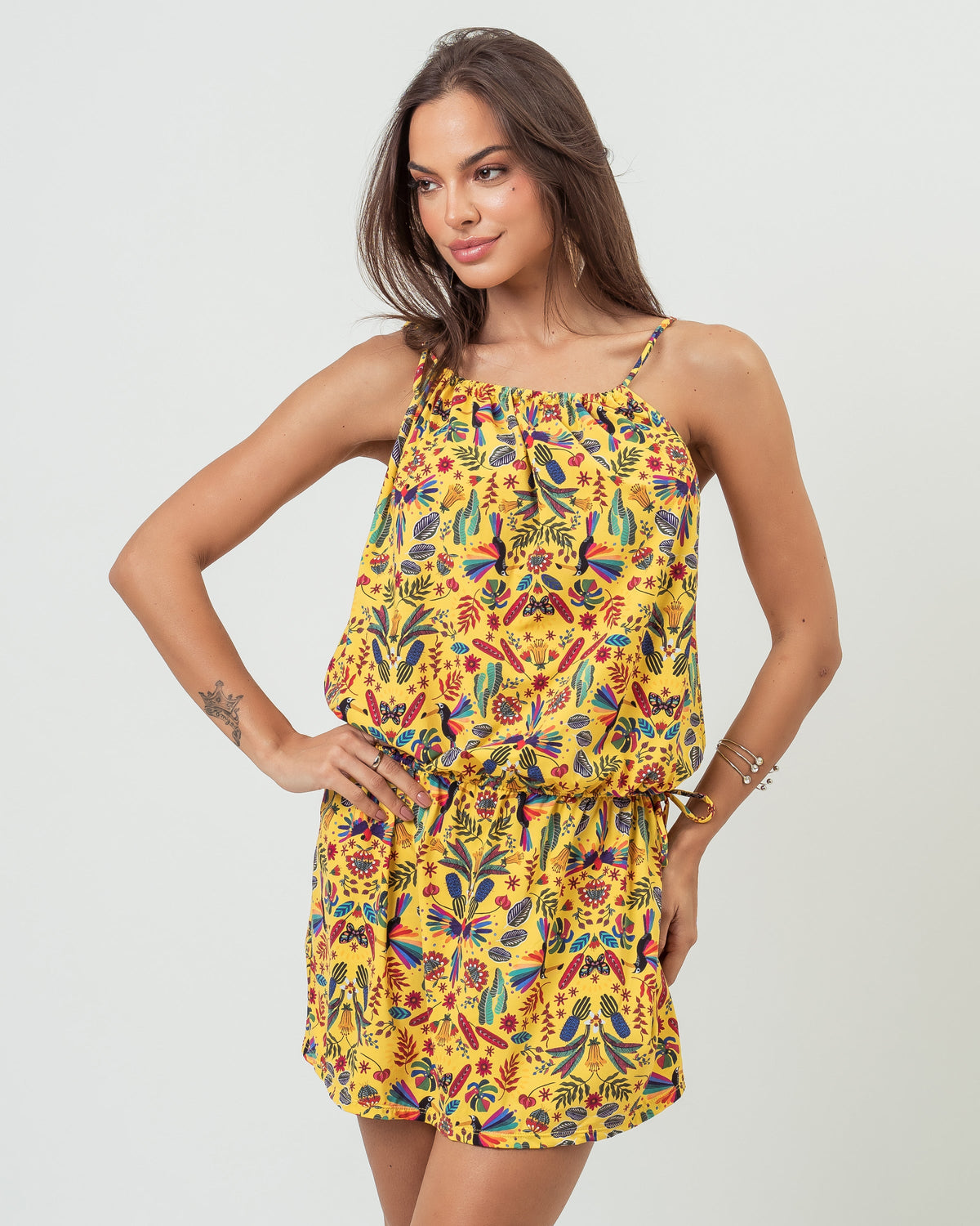 VESTIDO AJUSTE ENSEADA TUCANO MELON