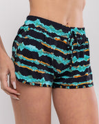SHORTS ITACARÉ AZULO ONDAS ELÉTRICAS