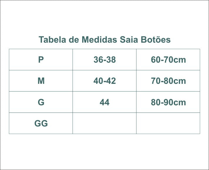SAIA BOTÕES TUCANO FOLHAGEM