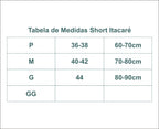 SHORTS ITACARÉ TUCANO FOLHAGEM