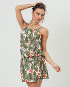 VESTIDO AJUSTE ENSEADA CAJU FOLHAGEM
